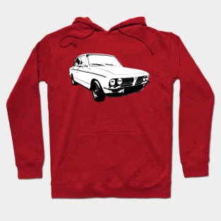 Triumph Dolomite Sprint 1970s British classic car monoblock black and white Hoodie